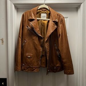 madewell leather jacket